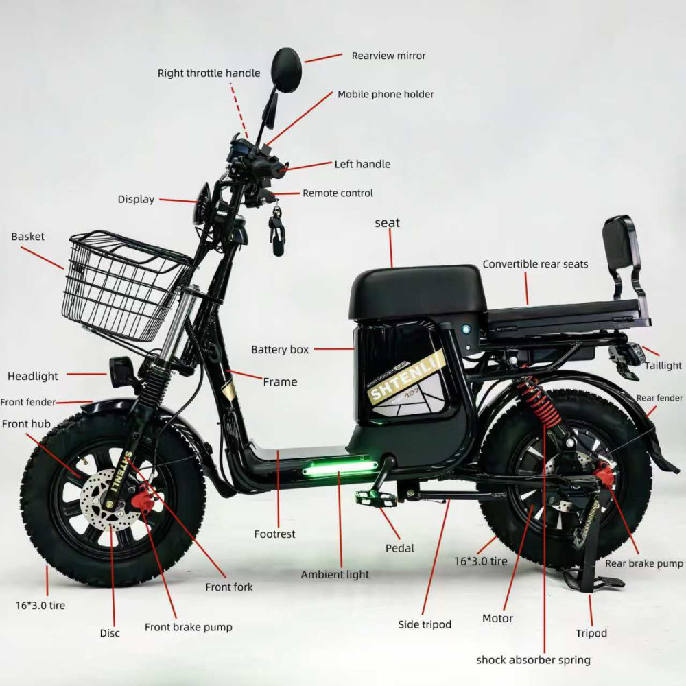 Электровелосипед Shtenli Model 107 60V30A    фото-3