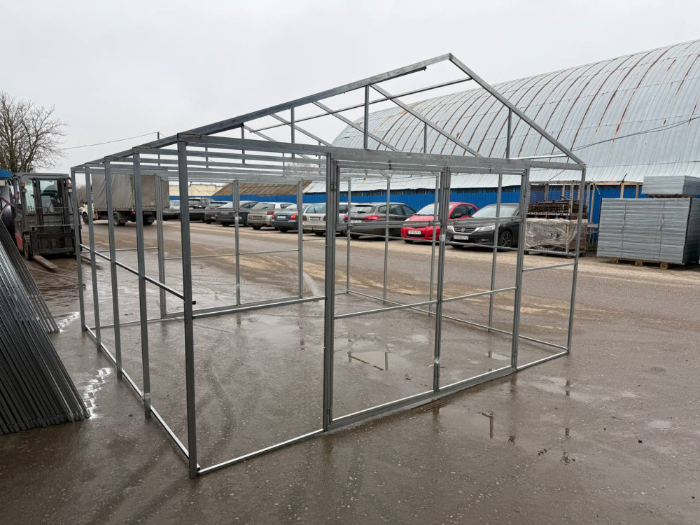 Теплица СпецПрофРесурс СПР 40д-0.67м-4,6,8,10 Теплица СпецПрофРесурс СПР 40д-0.67м-4,6,8,10