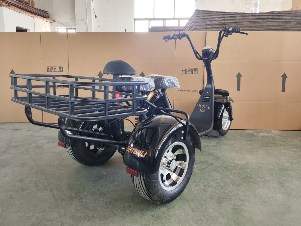 Электроскутер Трицикл Shtenli Model 108 li-on 60/20 2000w фото-9