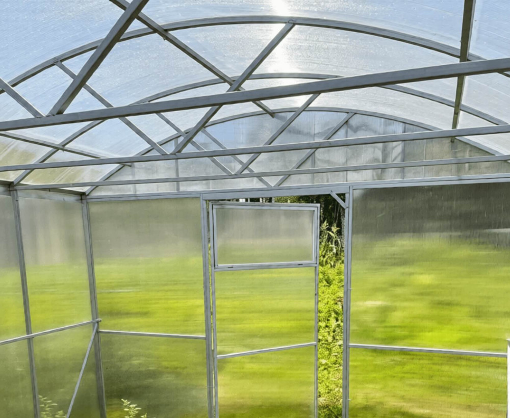 Теплица СПР 20ДФ шаг 1 м ширина 2.85 м фото-3